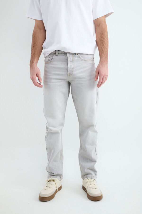 Balmohk Jeans straight cinzento