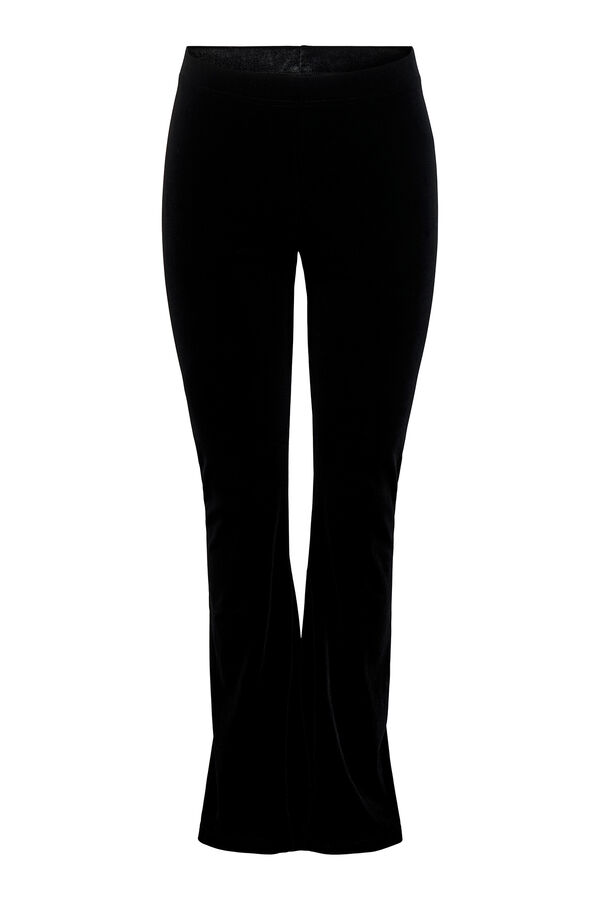 Only Pantalón de campana estrecha negro
