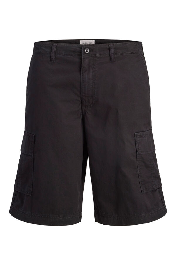 Jack & Jones Bermuda cargo relaxed negro