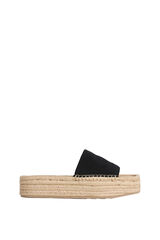 CK Jeans Alpargatas con plataforma negro