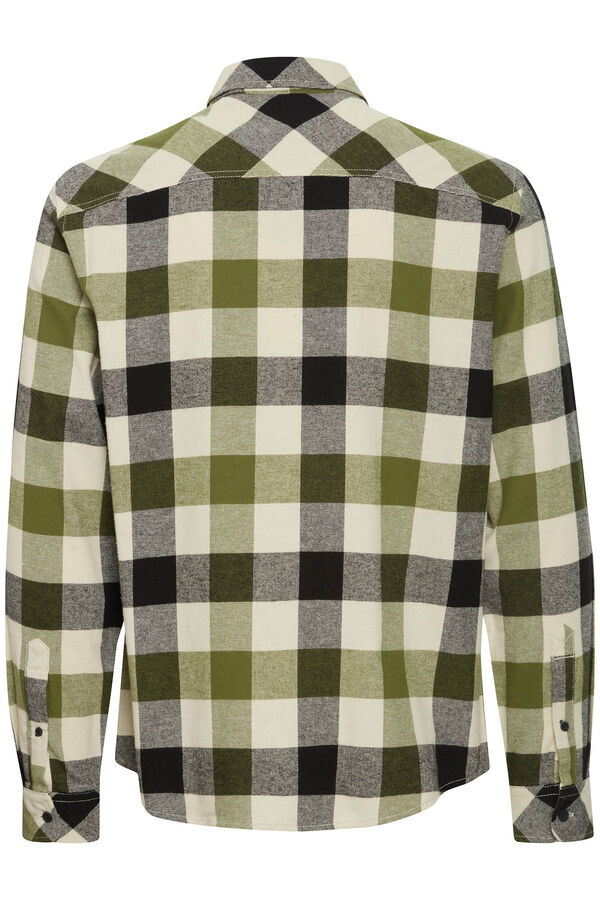 Blend Camisa xadrez de manga comprida  verde