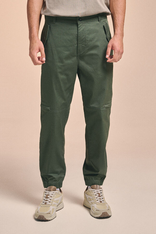 Springfield Pantal&oacute;n cargo confort slim fit estampado