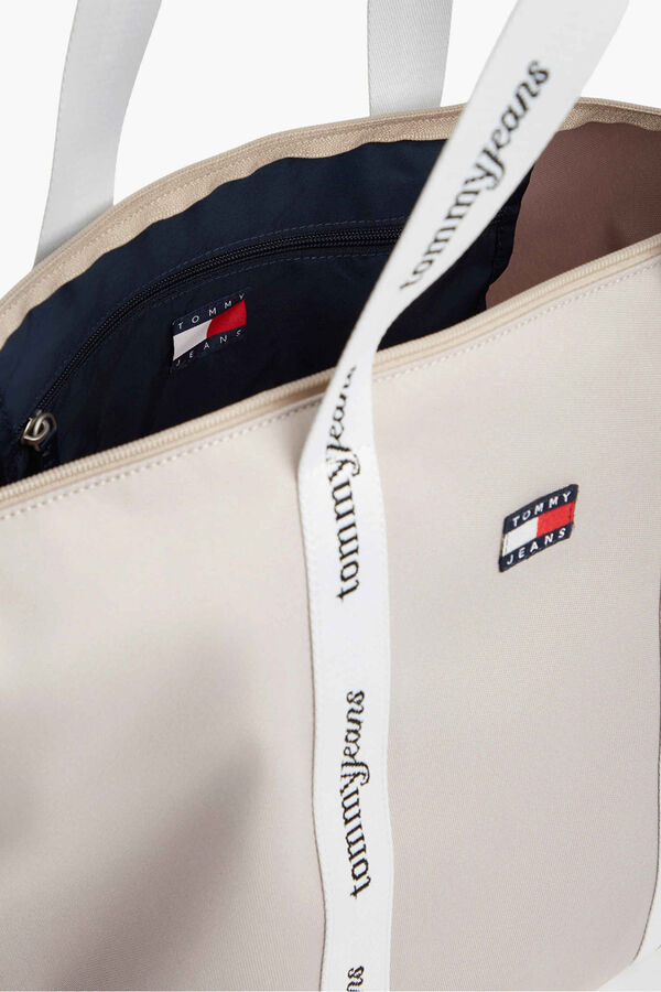 Tommy Jeans Mala tote bege