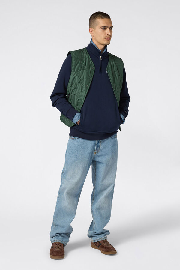 Champion fecho-&eacute;clair Champion com meia Sweatshirt azul