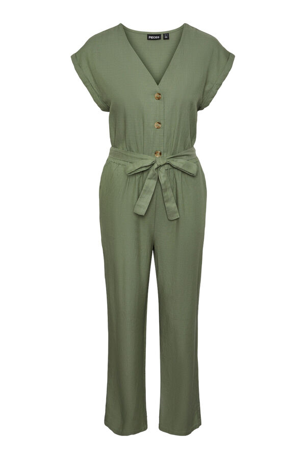 Pieces Mono largo sin mangas. verde