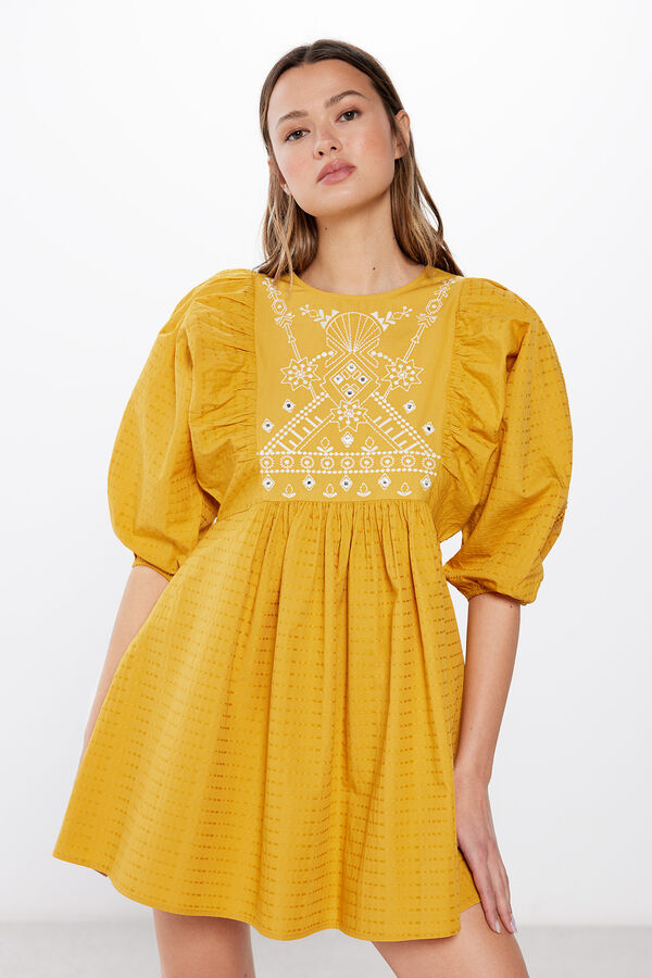 High Spirits Vestido Aurora amarillo
