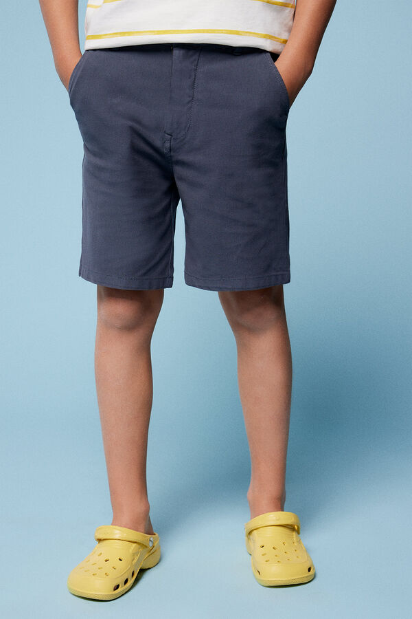 Springfield Kids Bermudas piqu&eacute; ni&ntilde;o azul