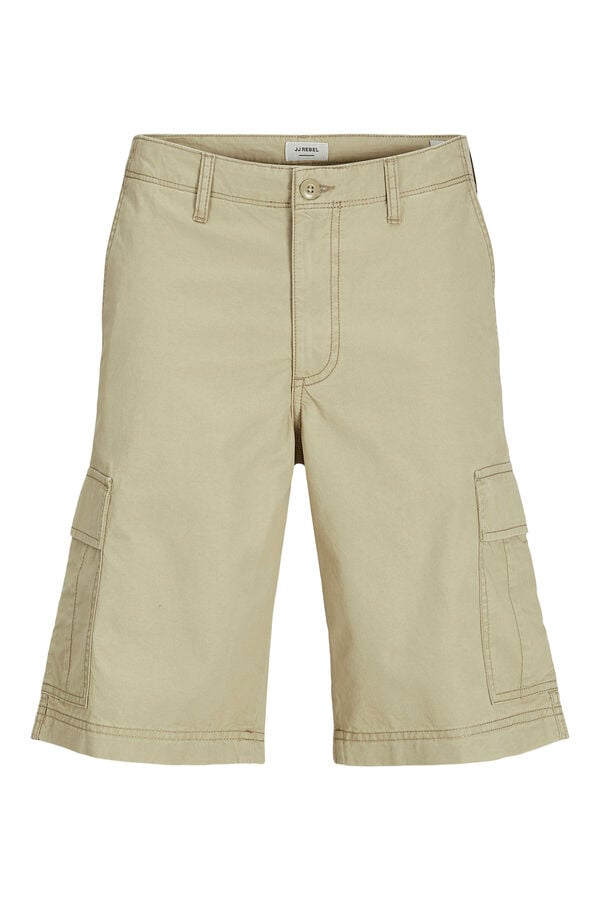 JJ REBEL Bemuda estilo cargo gris