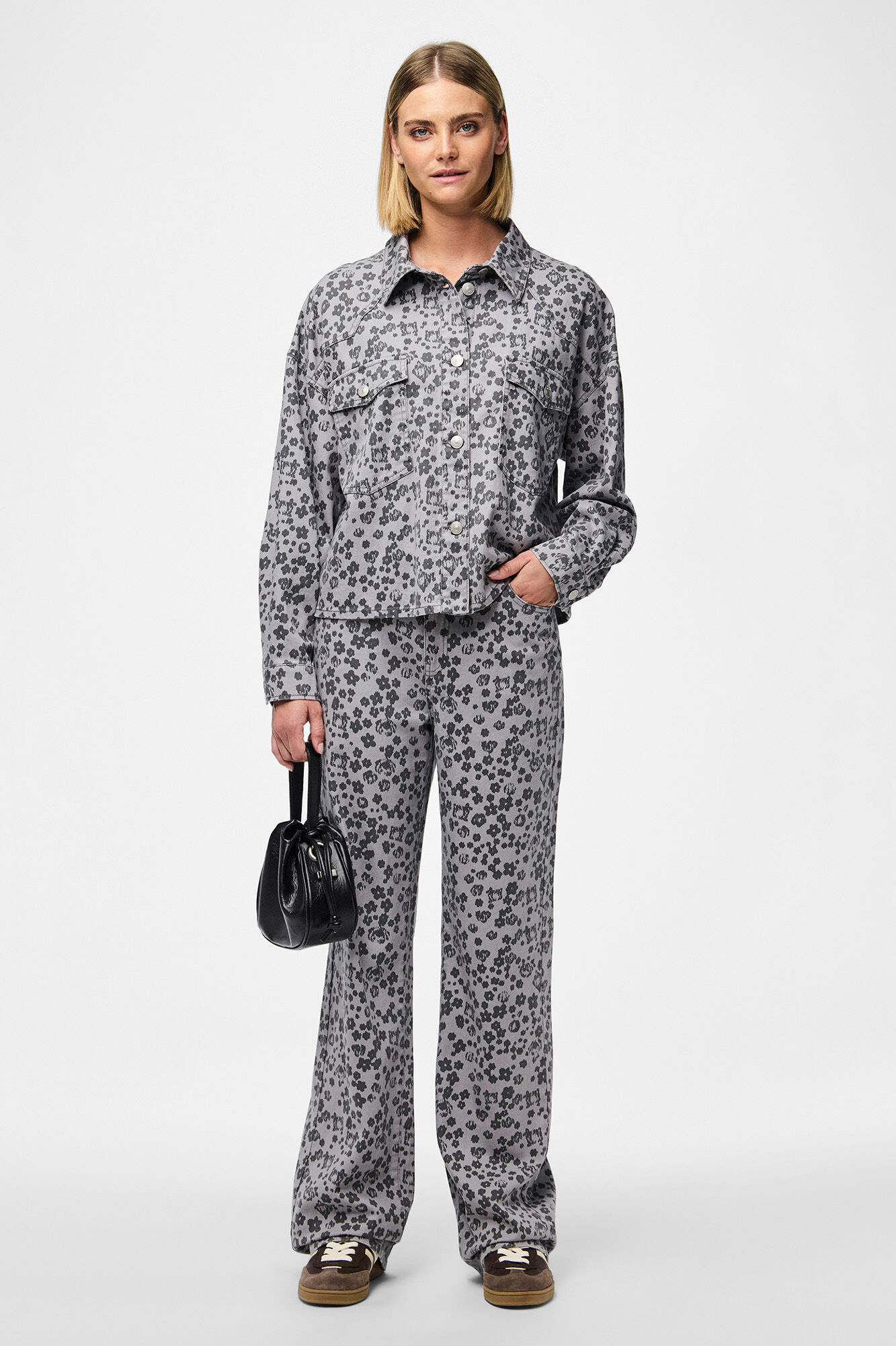 Pieces Camisa print floral