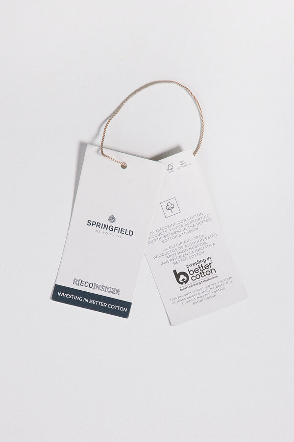 Springfield Cardigan Pointelle blanco