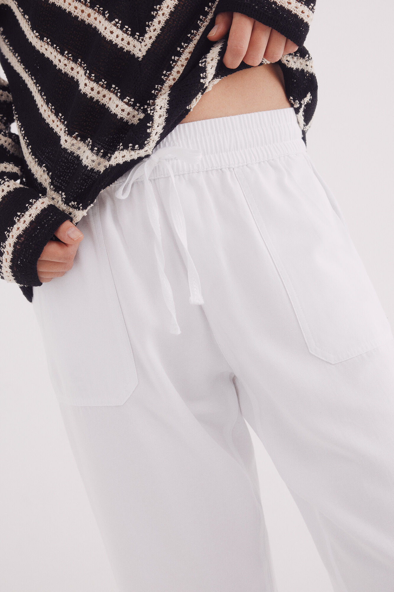 Springfield Pantal&oacute;n jogger lyocell algod&oacute;n