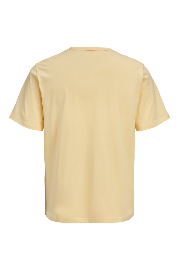 Jack & Jones Camiseta b&aacute;sica regular amarillo
