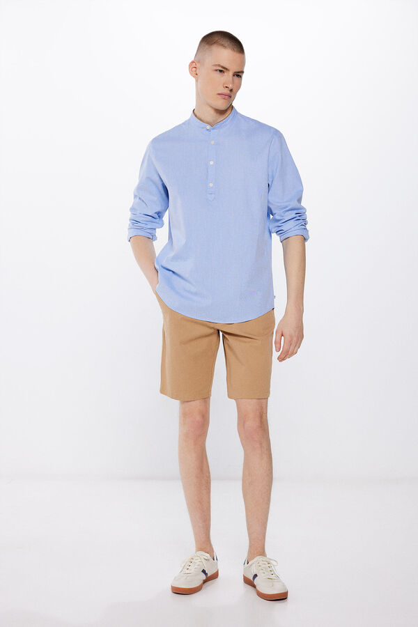 Springfield Camisa polo mao estrutura azul