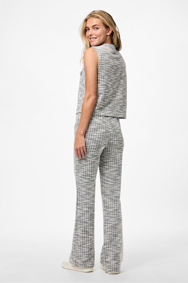 Pieces Chaleco con botones blanco