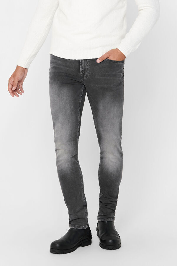 Only & Sons Jeans slim cinzento