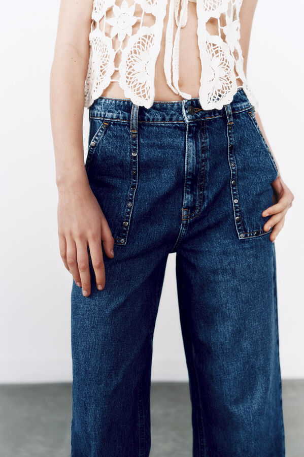 High Spirits Pantalones "Ribbon" azul