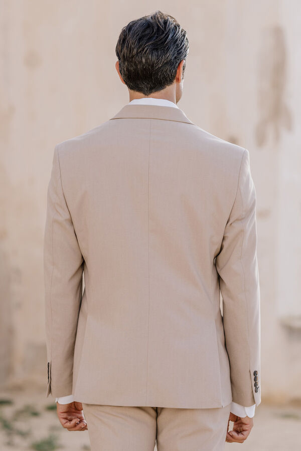 Celopman Blazer Traje Estructura beige