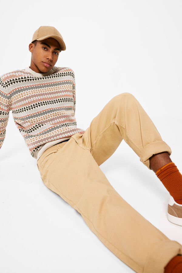 Springfield Camisola fantasia jacquard cinzento