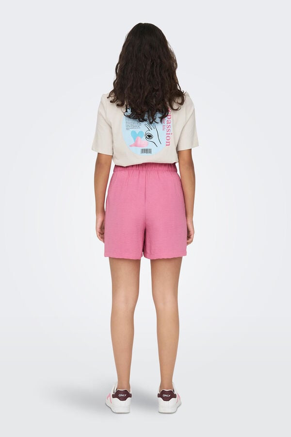 JDY Cal&ccedil;&otilde;es de saco de papel rosa