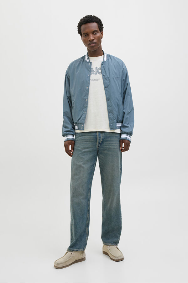 Jack & Jones Camiseta regular fit estampada blanco