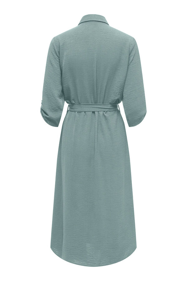 JDY Vestido de manga 3/4 azul