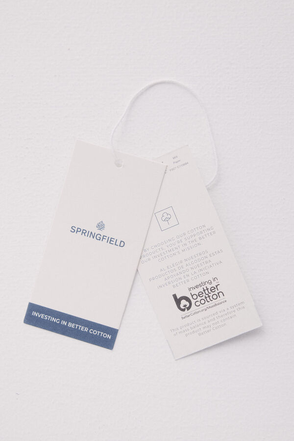 Springfield Camiseta manga ca&iacute;da lentejuelas kaki