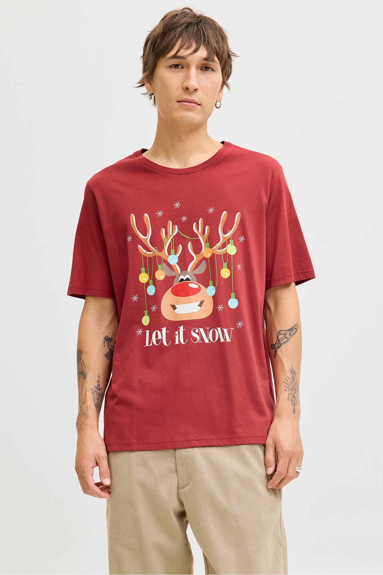Jack & Jones T-shirt de Natal de manga curta