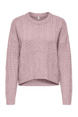 Only Jersey punto ochos rosa