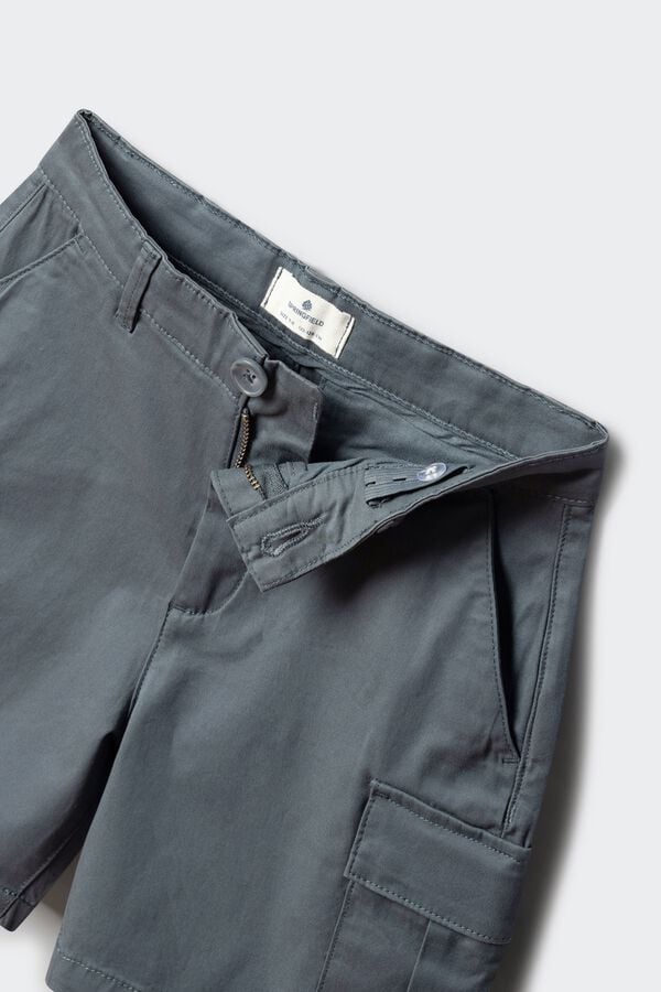 Springfield Kids Bermuda chino cargo de menino azul