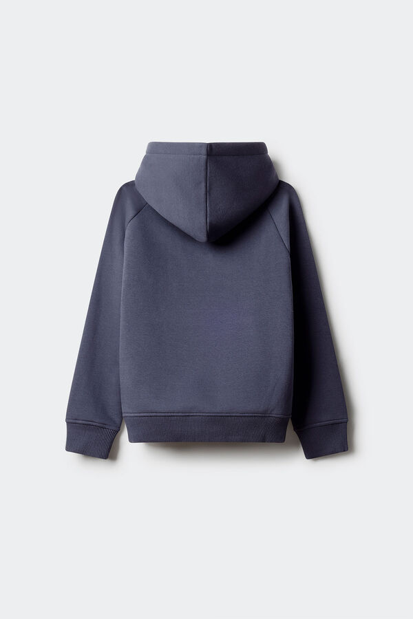 Springfield Kids Sweatshirt infantil com capuz para capuz azul