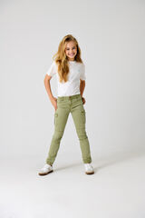 Only Girls Pantal&oacute;n cargo ni&ntilde;a verde