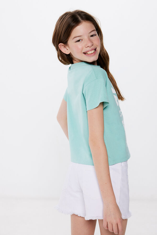 Springfield Kids Camiseta Salty beach niña verde