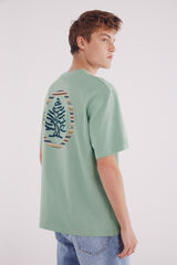 Springfield Camiseta &aacute;rbol &eacute;tnico verde