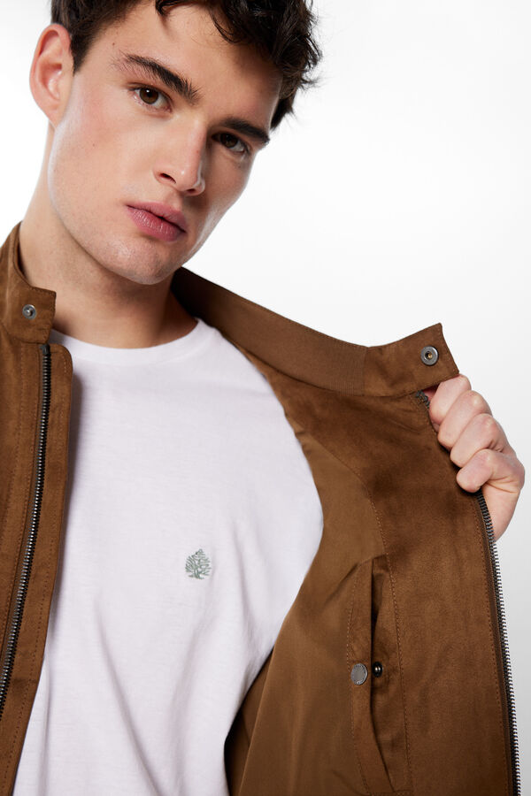 Springfield Blus&atilde;o efeito camur&ccedil;a cru