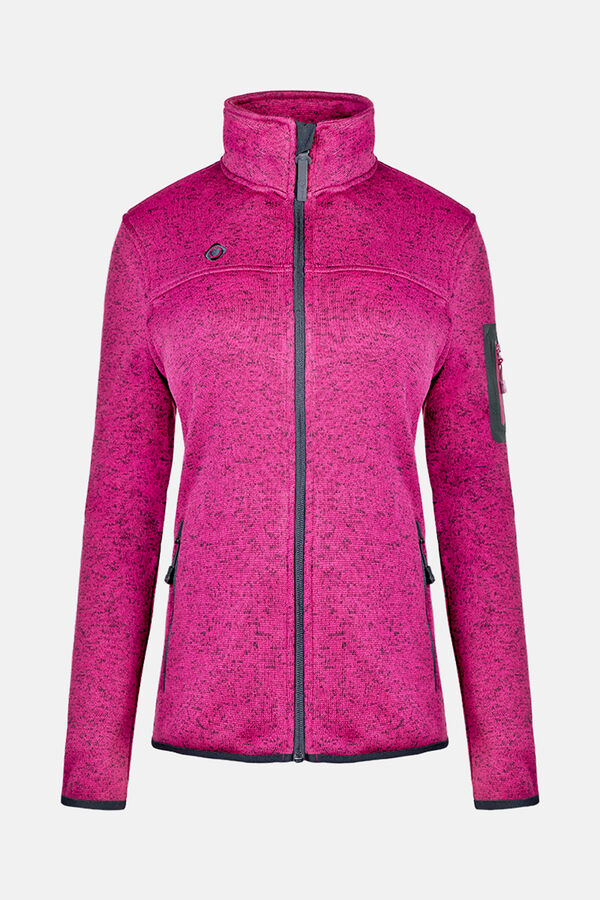 Izas Jaqueta Polar Tricotada rosa