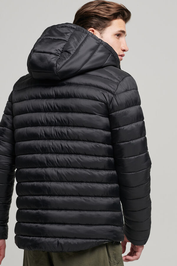 Springfield Chaqueta acolchada con capucha Fuji Sport negro