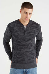 Inside Jersey B&aacute;sico Torzal gris