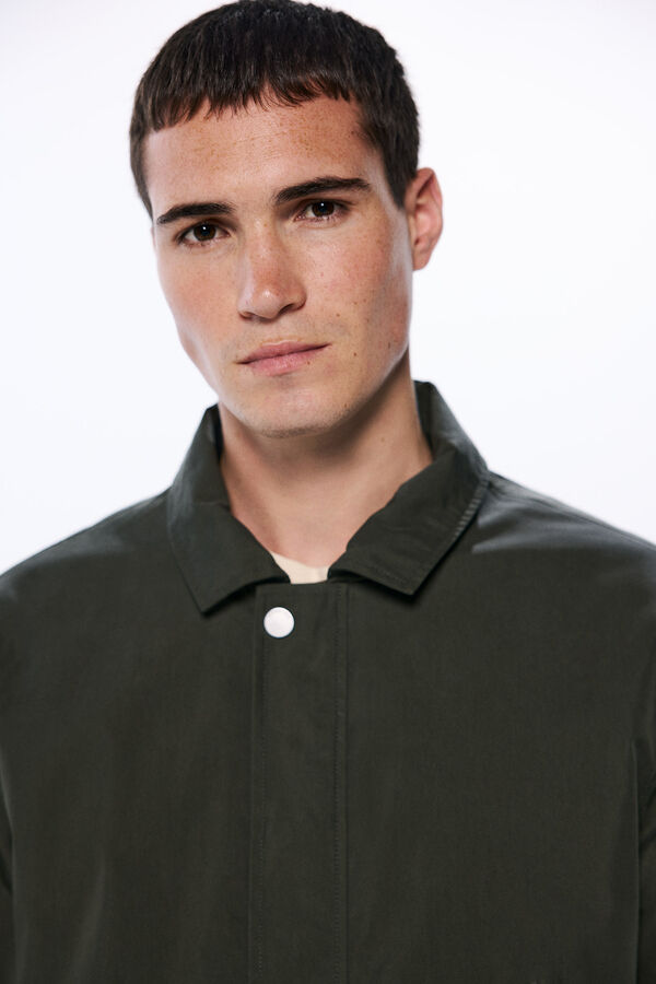 Springfield Parka curta e leve estampado