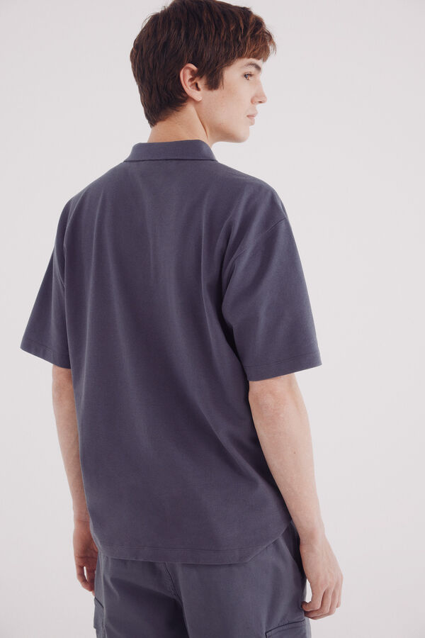 Springfield Polo piqué boxy fit azul