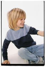 Springfield Kids Camisola color block menino azul