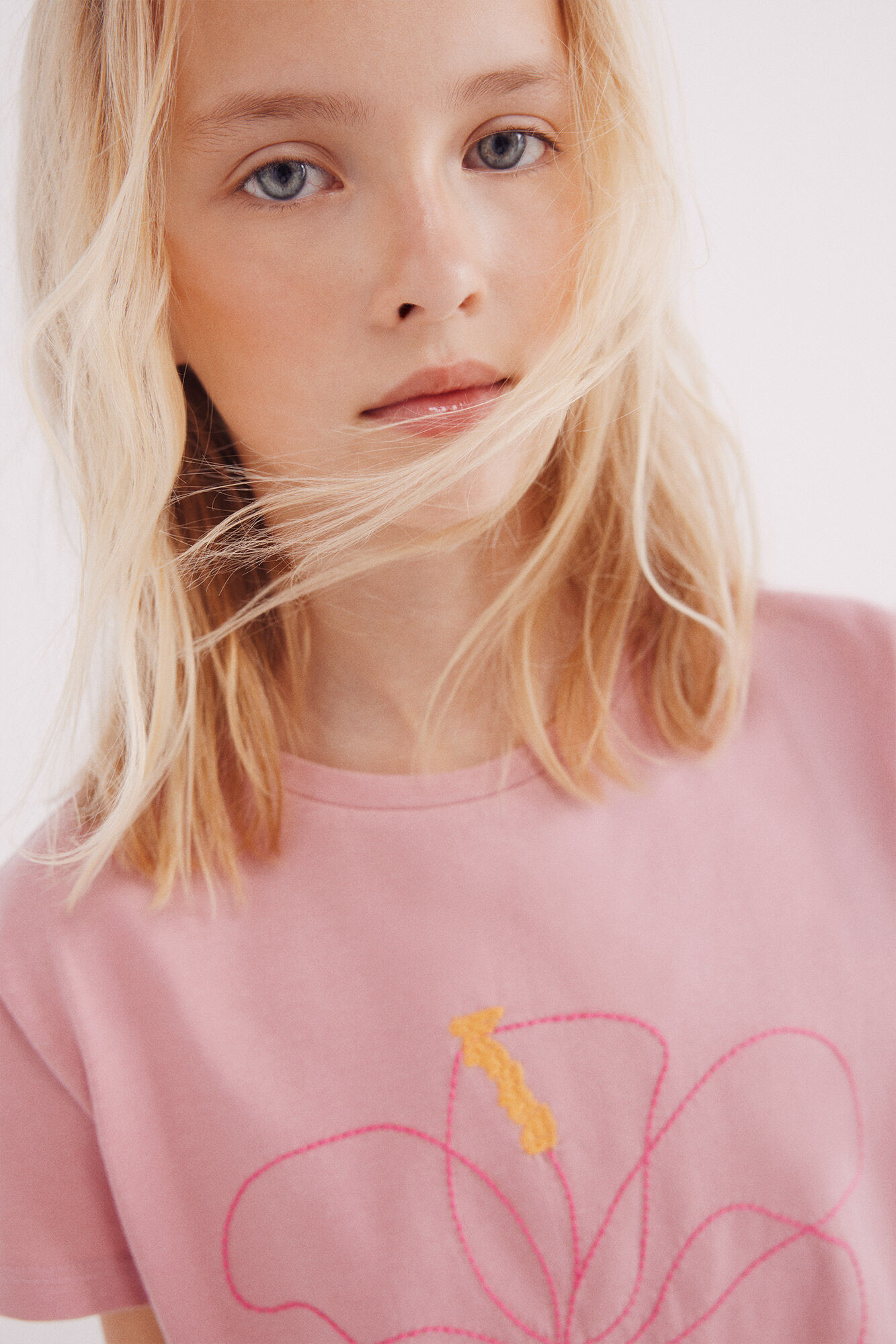 Springfield Kids Camiseta feminina hibisco