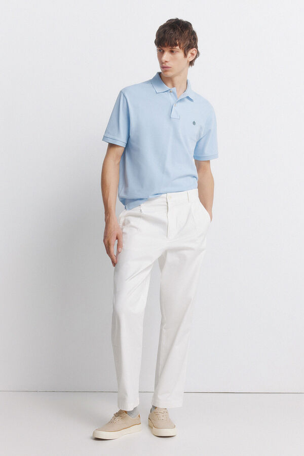 Springfield Polo b&aacute;sico Springfield regular fit azul