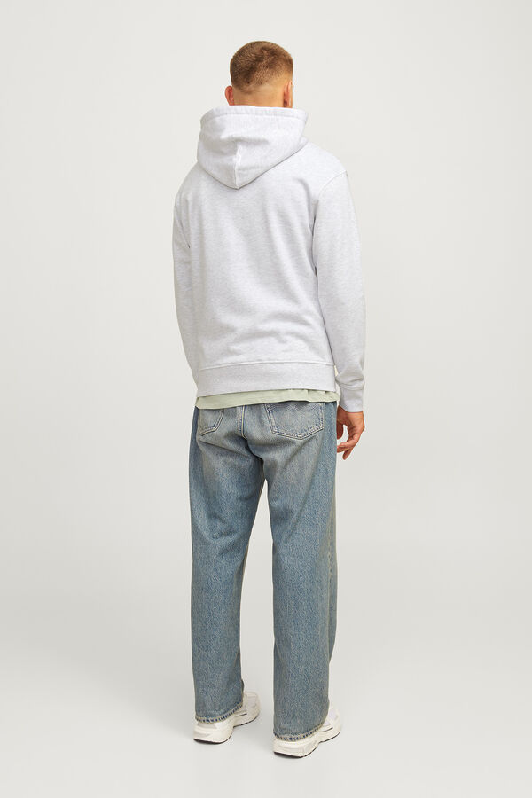 Jack & Jones Sweatshirt de capuz regular fit branco