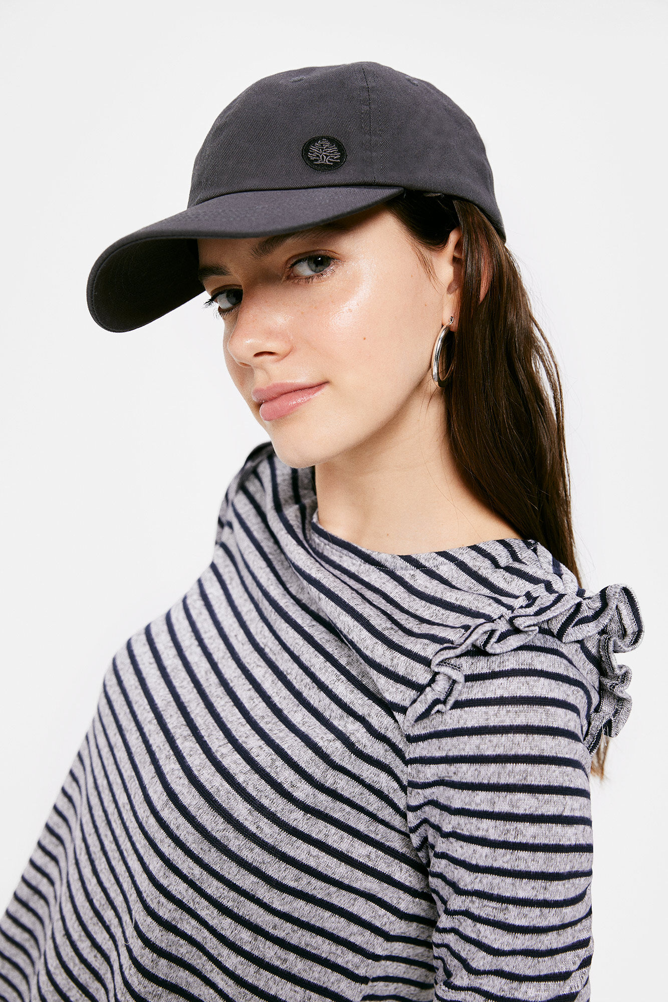 Springfield Camiseta Rayas Hombros Volante