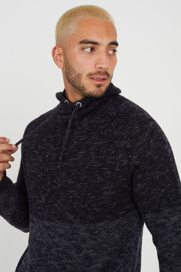 Brave Soul Jersey jaspeado blanco