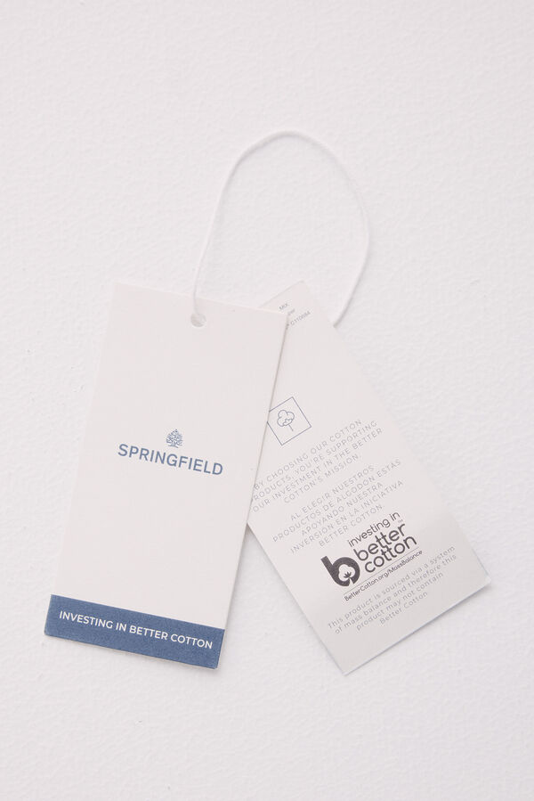 Springfield Camiseta "Daily fresh seafood" gris