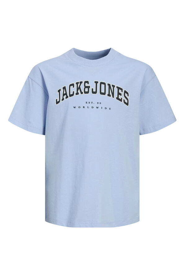 Jack & Jones Junior Camiseta estampada regular fit azul