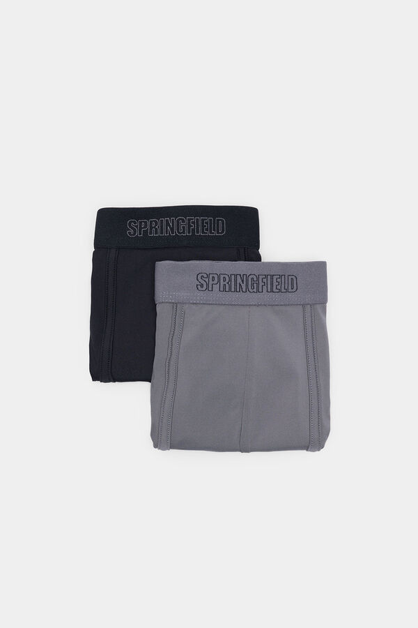 Springfield Pack 2 boxers microfibra negro