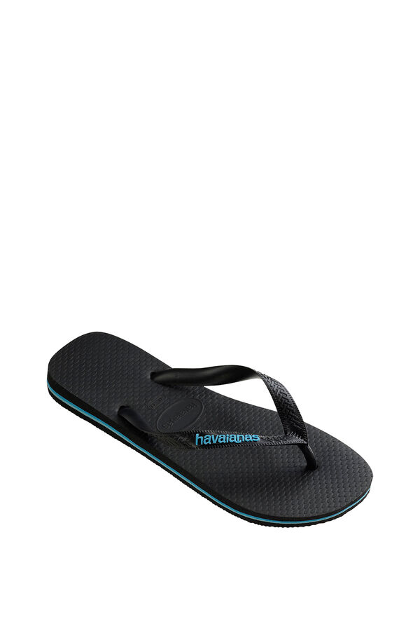 Havaianas Chanclas planas goma azul