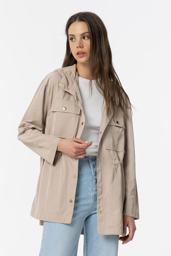 Tiffosi Parka com capuz cru